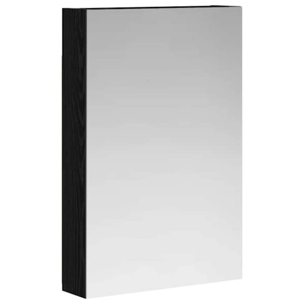 Vannitoa peeglikapp Must tamm 40 × 10,5 × 60,5 cm Tehispuit