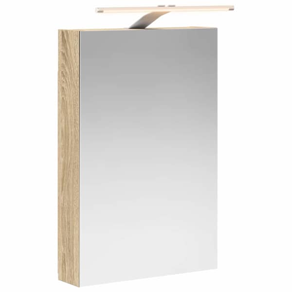 Vannitoa peeglikapp Sonoma tamm 40 × 10,5 × 60,5 cm Tehispuit