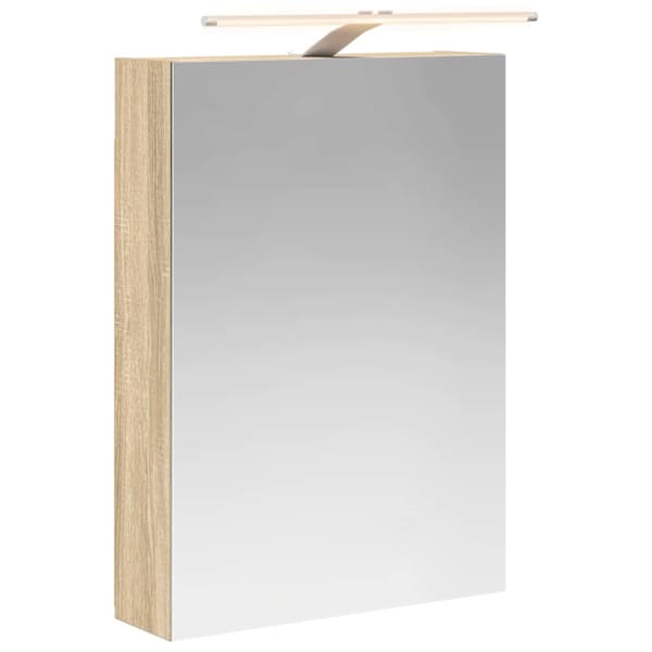 Vannitoa peeglikapp Sonoma tamm 50 × 14,5 × 70 cm Tehispuit
