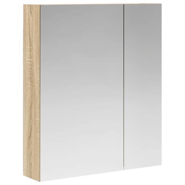 Vannitoa peeglikapp Sonoma tamm 60 × 14,5 × 70 cm Tehispuit