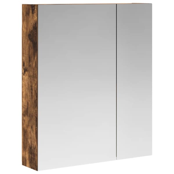 Vannitoa peeglikapp Suitsetatud tamm 60 × 14,5 × 70 cm