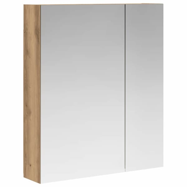 Vannitoa peeglikapp Artisan tamm 60 × 14,5 × 70 cm Tehispuit