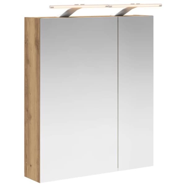 Vannitoa peeglikapp Artisan tamm 60 × 14,5 × 70 cm Tehispuit