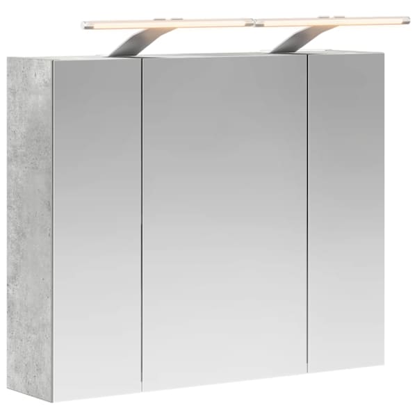 Vannitoa peeglikapp Betoonhall 60 × 14,5 × 50 cm Tehispuit