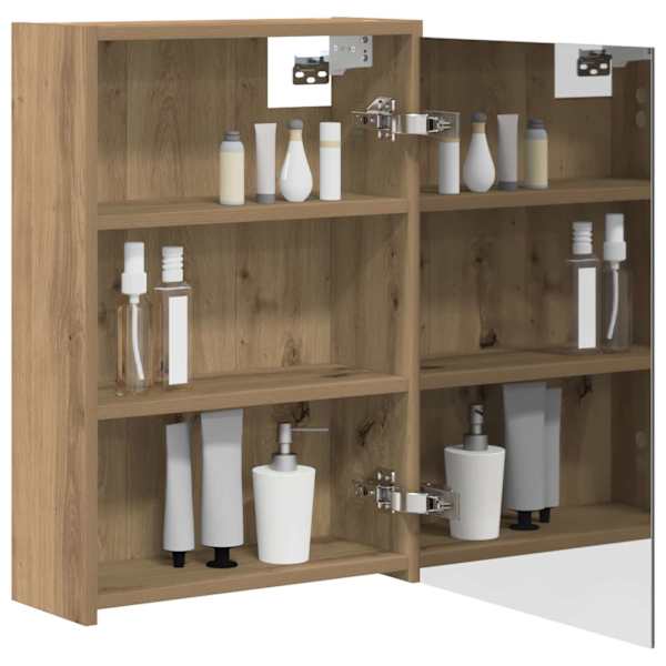 Vannitoa peeglikapp Artisan tamm 43 × 16 × 62.5 cm Tehispuit