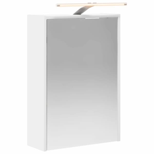 Vannitoa peeglikapp Valge 43 × 16 × 62.5 cm Tehispuit