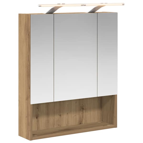 Vannitoa peeglikapp Artisan tamm 60 × 14.5 × 70 cm Tehispuit