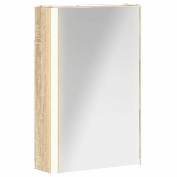 Vannitoa peeglikapp Sonoma tamm 33 × 11,5 × 50 cm Tehispuit