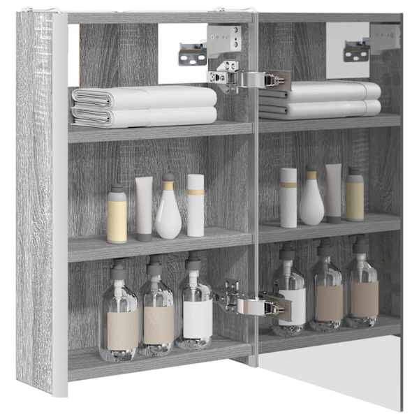 Vannitoa peeglikapp Hall Sonoma 33 × 11,5 × 50 cm Tehispuit