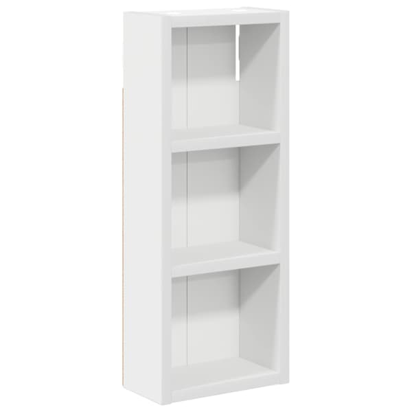 Vannitoa seinakapp Valge 20 × 10 × 50 cm Töödeldud puit
