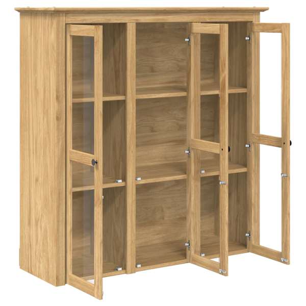 Kapp Klaasustega BODO Meepruun 115,5 × 38,5 × 118 cm