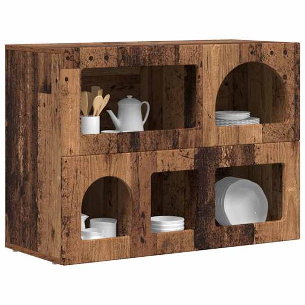 Kõide ELST Vana puit 80.5 × 35 × 59 cm Tehispuit