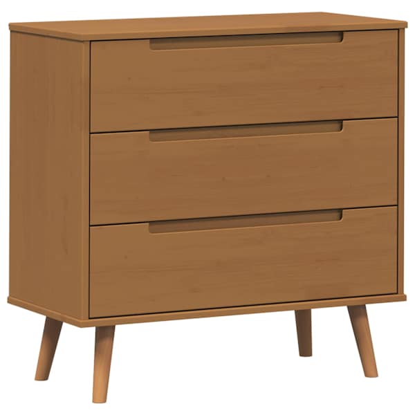Õhupoli MOLDE Karamell 80 × 40 × 80 cm Toekas männipuit