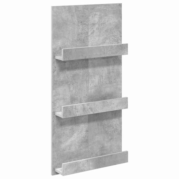 Ajakirja riiul riiuliga Betoonhall 51 × 11 × 102 cm Tehispuit