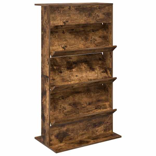 Ajakirja riiul Suitsetatud tamm 70 × 41 × 126 cm Tehispuit