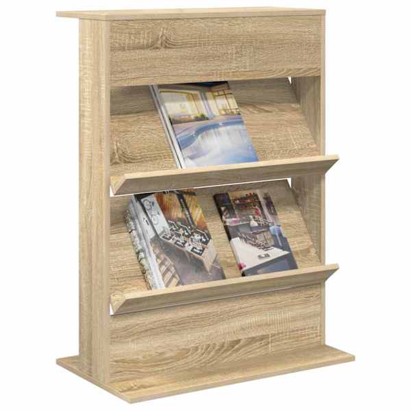 Ajakirja riiul Sonoma tamm 70 × 41 × 96 cm Tehispuit