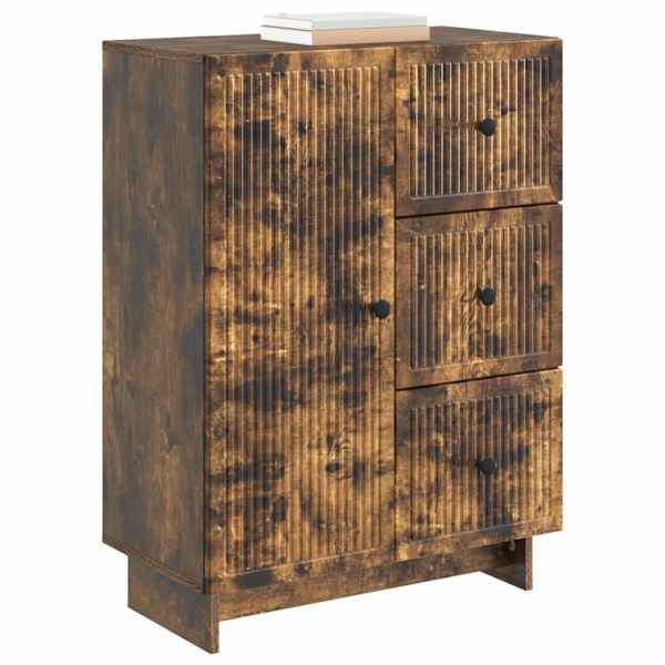 Kõide sahtliga Suitsutatud tamm 66 × 34,5 × 90 cm Tehispuit