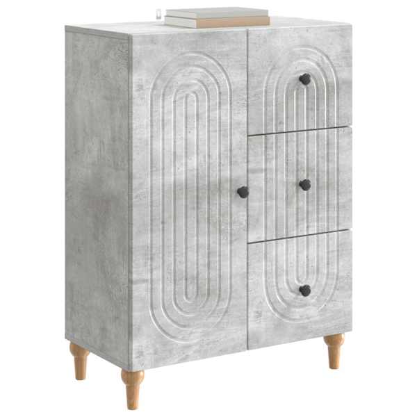 Kõide sahtliga Betoonhall 66 × 34,5 × 90 cm Tehispuit