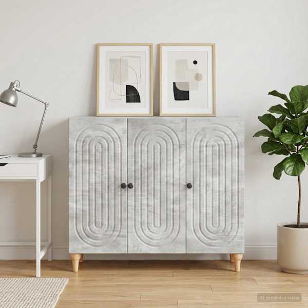 Kõide Betoonhall 89 × 34,5 × 80 cm Tehispuit