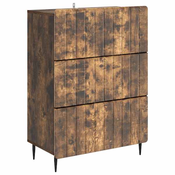 Sahtlibüroo 66 × 34,5 × 92 cm Tehispuit Suitsutatud tamm