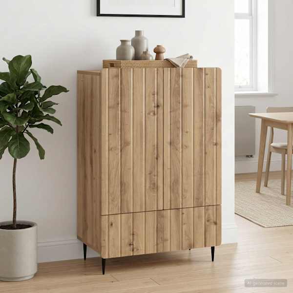 Kõide Artisan tamm 66 × 34,5 × 97 cm Tehispuit