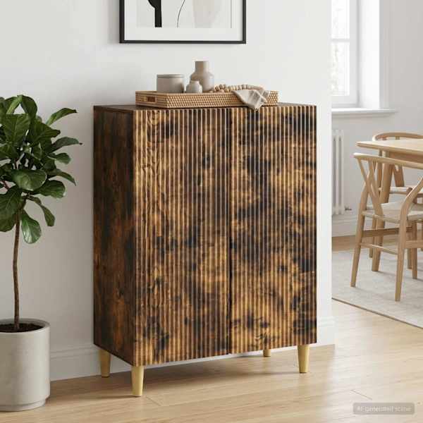Kõide Suitsutatud tamm 66 × 34,5 × 90 cm Tehispuit