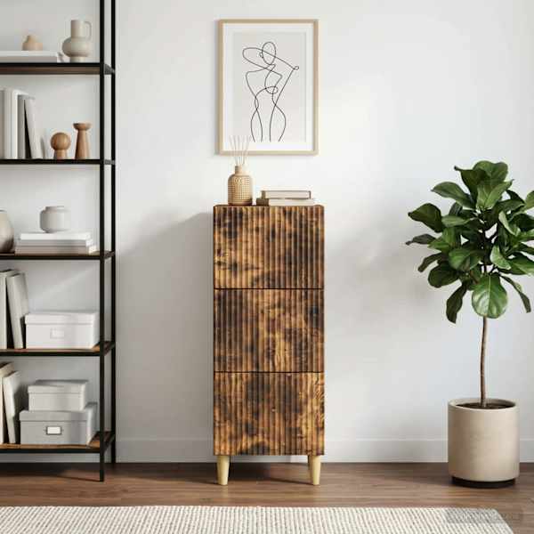 Sahtlibüroo Suitsutatud tamm 33 × 34,5 × 90 cm Tehispuit