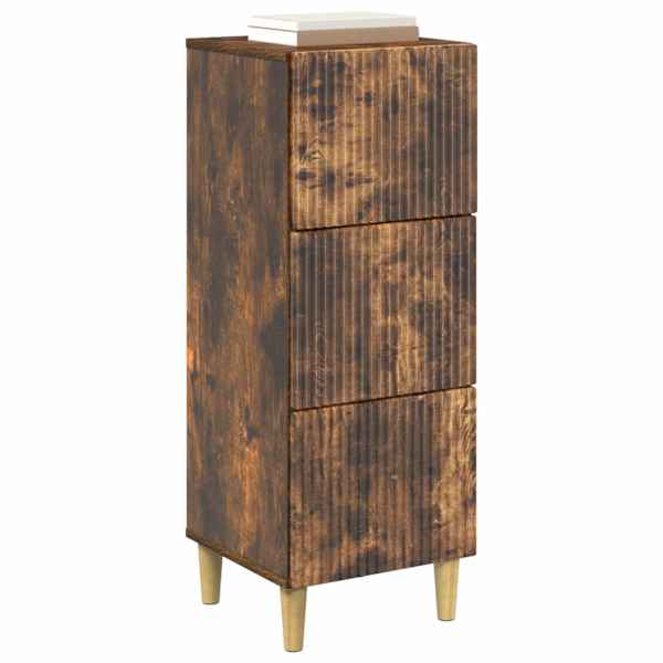 Sahtlibüroo Suitsutatud tamm 33 × 34,5 × 90 cm Tehispuit