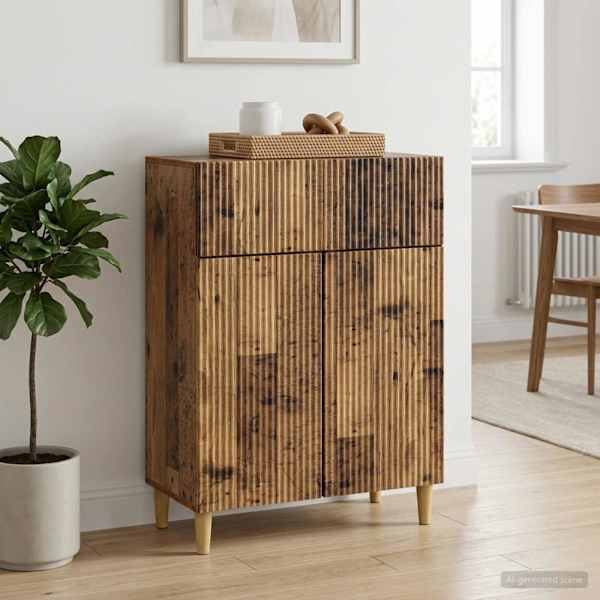 Kõide sahtliga Vana puit 66 × 34,5 × 90 cm Tehispuit