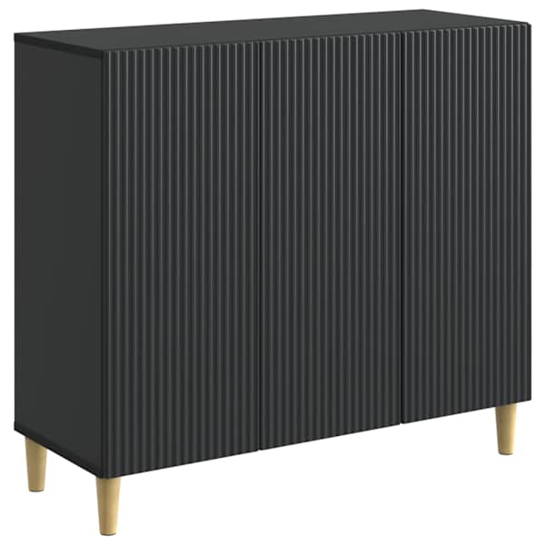 Kõide Must 89 × 34,5 × 80 cm Tehispuit