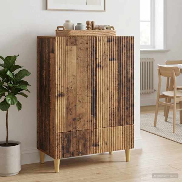 Kõide sahtliga Vana puit 66 × 34,5 × 95 cm Tehispuit