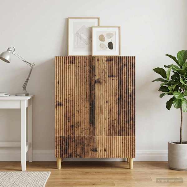 Kõide sahtliga Vana puit 66 × 34,5 × 95 cm Tehispuit