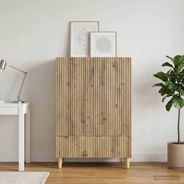 Kõide Artisan tamm 66 × 34,5 × 95 cm Tehispuit