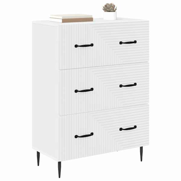 Sahtlikapp Valge 66 × 34,5 × 89,5 cm Tehispuit