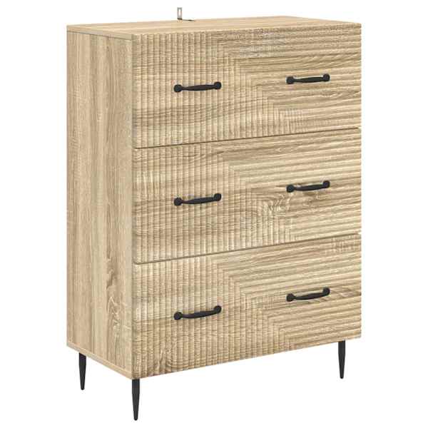 Sahtlibüroo 66 × 34,5 × 89,5 cm Tehispuit Sonoma tamm