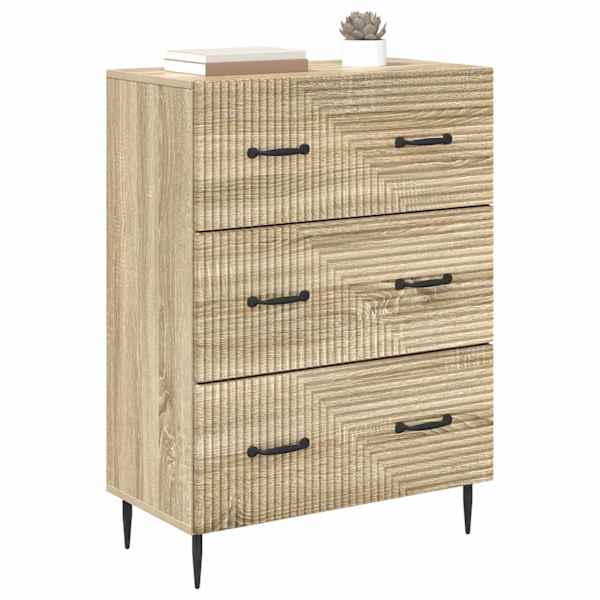 Sahtlibüroo 66 × 34,5 × 89,5 cm Tehispuit Sonoma tamm