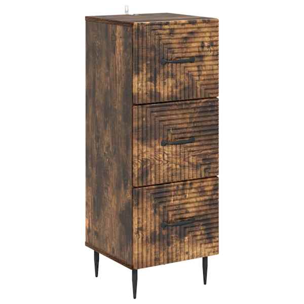 Sahtlibüroo Suitsutatud tamm 33 × 34,5 × 89,5 cm Tehispuit