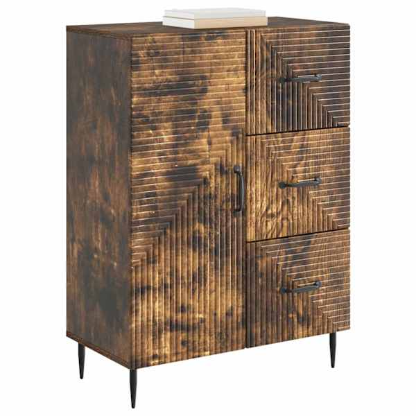 Kõide sahtliga Suitsutatud tamm 66 × 34,5 × 89,5 cm Tehispuit