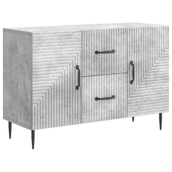 Kõide sahtliga Betoonhall 89 × 34,5 × 60 cm Tehispuit
