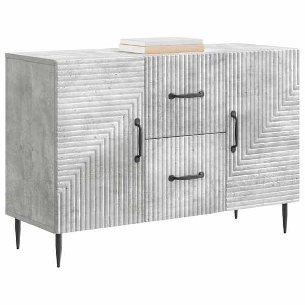 Kõide sahtliga Betoonhall 89 × 34,5 × 60 cm Tehispuit