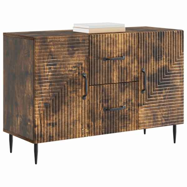 Kõide sahtliga Suitsutatud tamm 89 × 34,5 × 60 cm Tehispuit