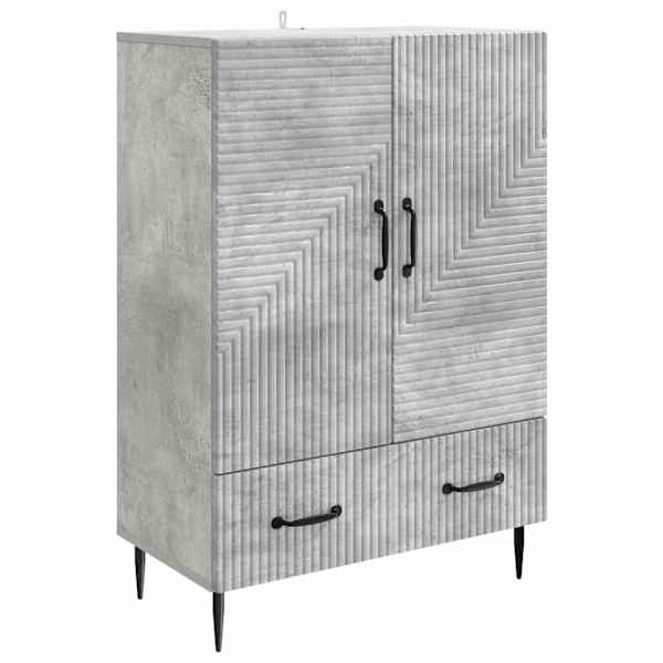 Kõide sahtliga Betoonhall 66 × 34,5 × 95 cm Tehispuit
