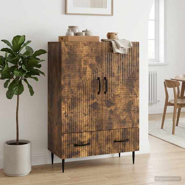 Kõide sahtliga Suitsutatud tamm 66 × 34,5 × 95 cm Tehispuit