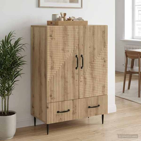 Kõide Artisan tamm 66 × 34,5 × 95 cm Tehispuit