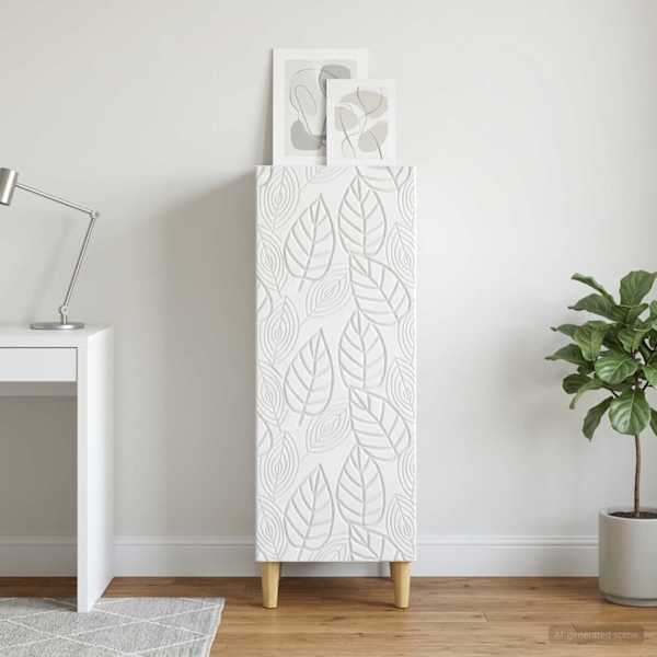Kõide Valge 33 × 34,5 × 90 cm Tehispuit