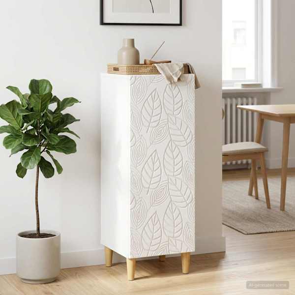 Kõide Valge 33 × 34,5 × 90 cm Tehispuit