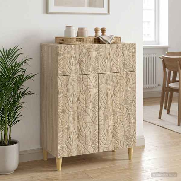 Kõide Sonoma tamm 66 × 34,5 × 90 cm Tehispuit