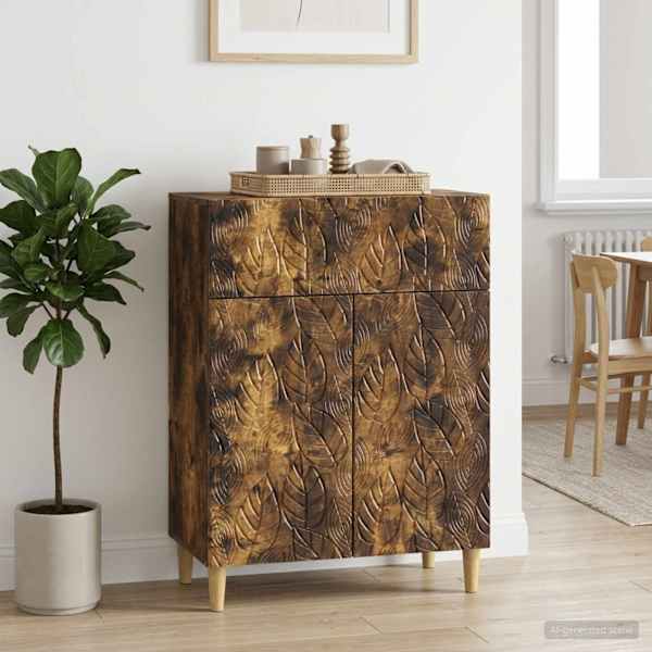 Kõide Suitsutatud tamm 66 × 34,5 × 90 cm Tehispuit