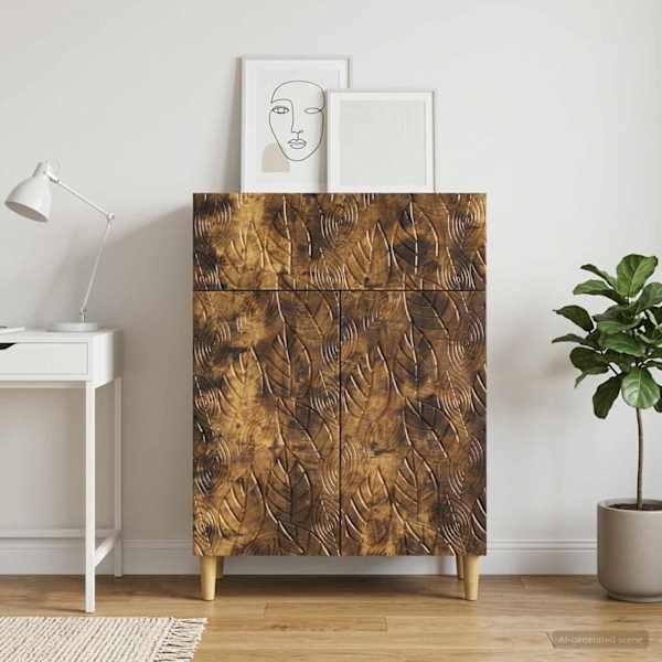 Kõide Suitsutatud tamm 66 × 34,5 × 90 cm Tehispuit