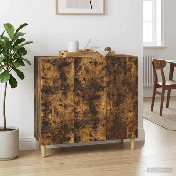 Kõide Suitsutatud tamm 89 × 34,5 × 80 cm Tehispuit